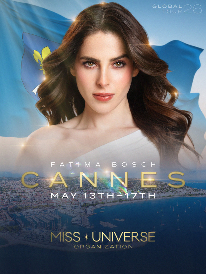 Fatima Bosch đến Cannes từ 13 đến 17/5.