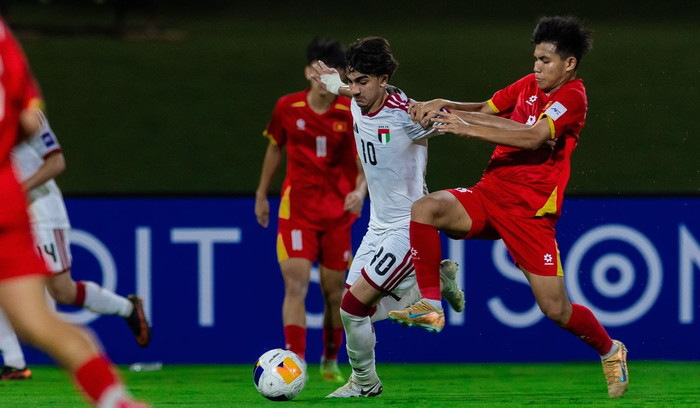 AFC ca ngợi U17 Việt Nam bản lĩnh ngược dòng trước UAE để giành vé dự FIFA U17 World Cup 2026. Ảnh: AFC