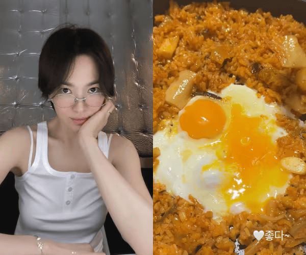 Song Hye Kyo thoải mái chia sẻ những khoảnh khắc đời thường ở trên mạng xã hội. Ảnh: IGNV