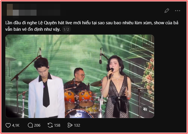 Mạng xã hội 'dậy sóng' với ca sĩ Lệ Quyên Ảnh 1