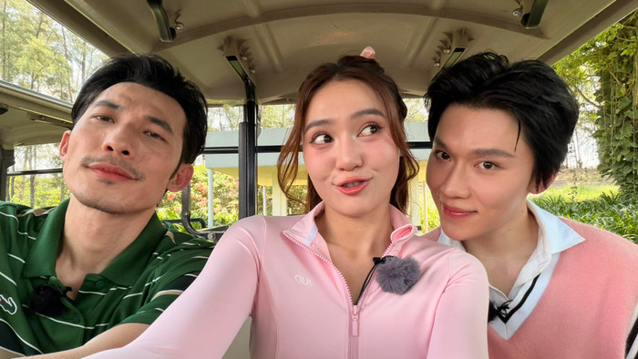 Ninh Dương Lan Ngọc chia sẻ về lịch trình đi quay cùng các đồng nghiệp.