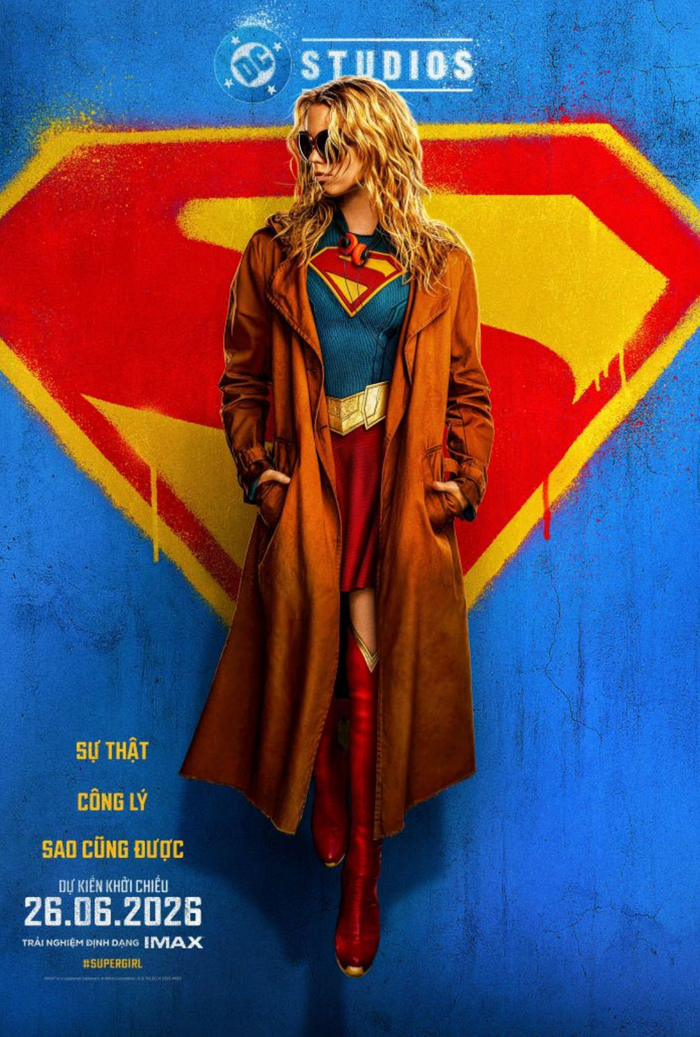 Supergirl dự kiến khởi chiếu vào ngày 26/06/206 tại các rạp trên toàn quốc. Ảnh: NSX