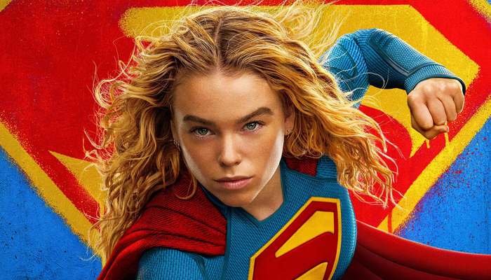 Milly Alcock trong tạo hình nữ siêu anh hùng Supergirl. Ảnh: NSX