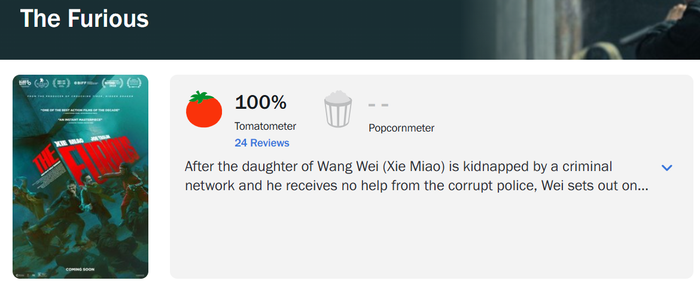 The Furious gây chú ý toàn cầu khi đồng loạt nhận điểm số rất cao trên Douban, IMDb và Rotten Tomatoes.