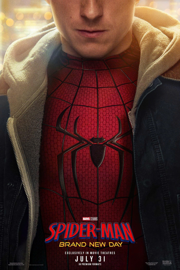Poster mới của Spider-Man Brand New Day&nbsp; gây chú ý với hình ảnh Peter Parker cô độc và trưởng thành hơn hẳn trước đây.