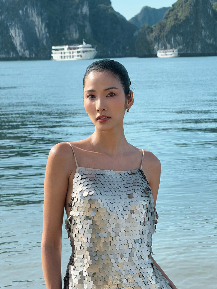 Hoàng Thùy cho biết vẫn sẽ nỗ lực vì ước mơ được tham gia show Victoria's Secret . Ảnh: FBNV