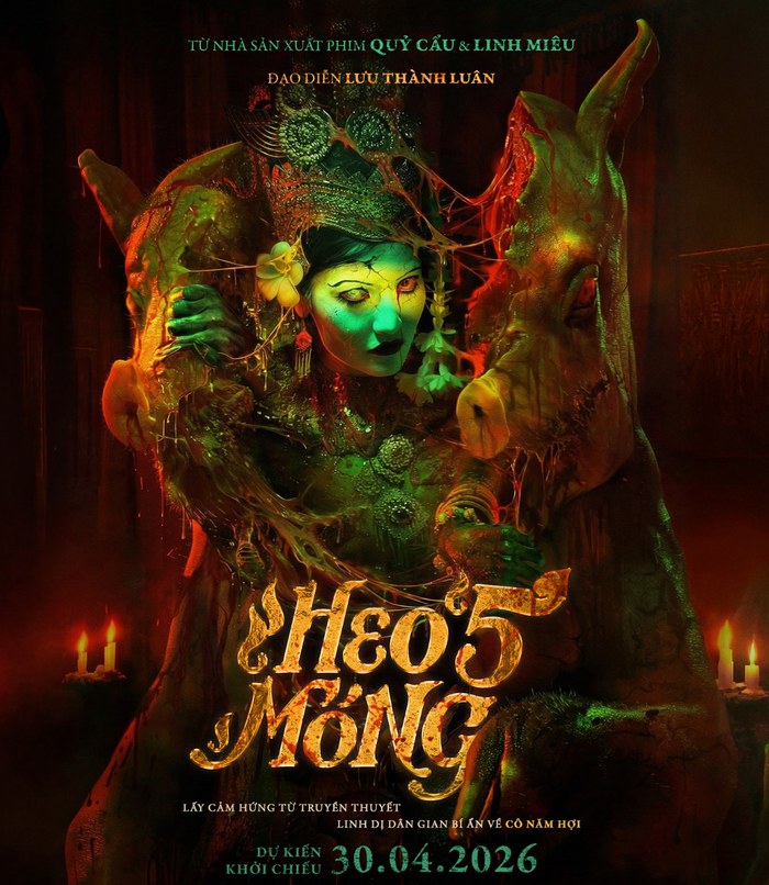 Poster phim Heo 5 Móng. Ảnh: NSX
