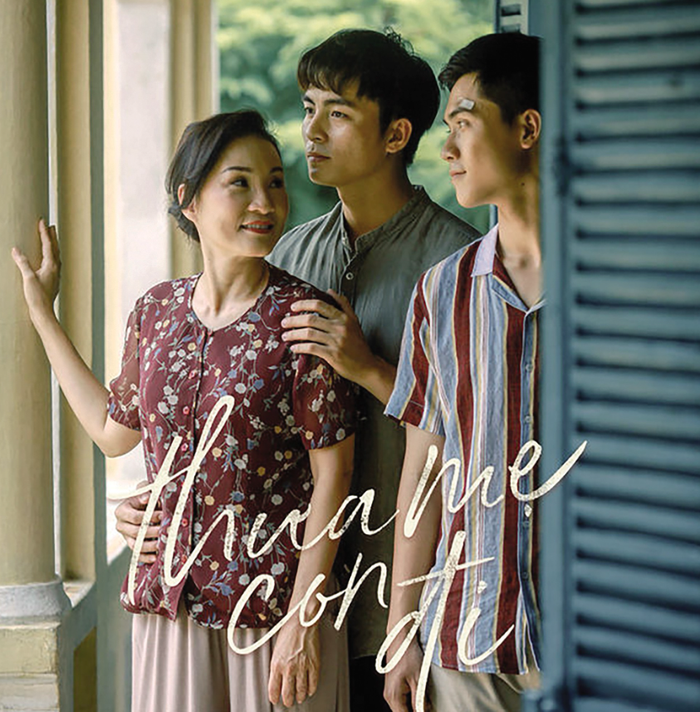 Võ Điền Gia Huy và Lãnh Thanh trong Thưa mẹ con đi.