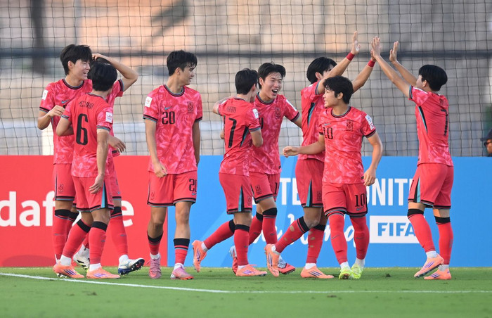 U17 Hàn Quốc có mục tiêu giành vé dự World Cup. Ảnh: AFC