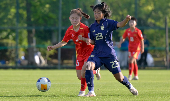 Chiến thắng 6-0 của U17 nữ Trung Quốc trước Myanmar gần như đã định hình cục diện bảng A giải U17 nữ châu Á 2026, dù có Việt Nam và Thái Lan. Ảnh: FAT