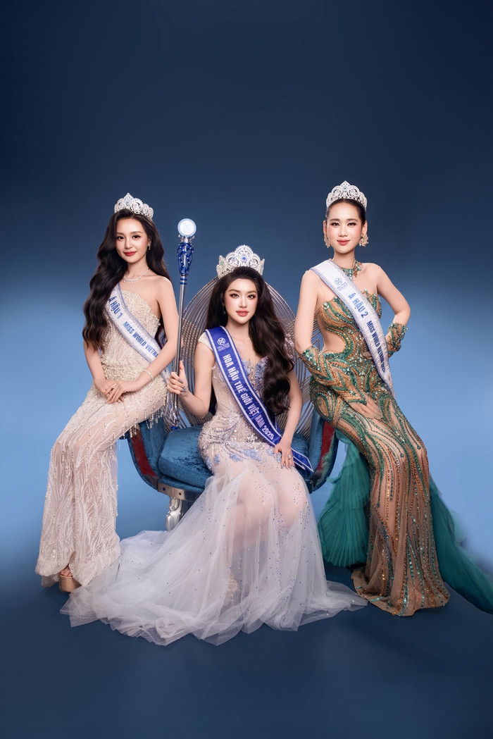 Top 3 Miss World Vietnam 2025.