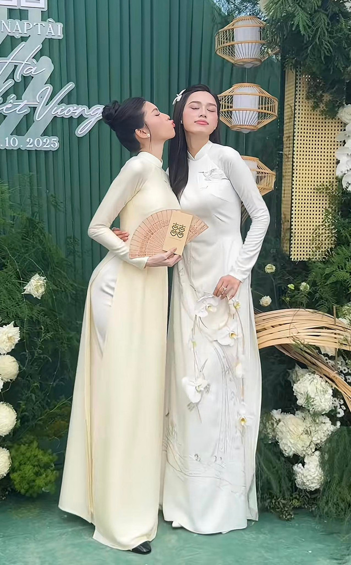Một người đẹp showbiz phản ứng khi Hoa hậu Đỗ Thị Hà tình tứ bên chồng Ảnh 2