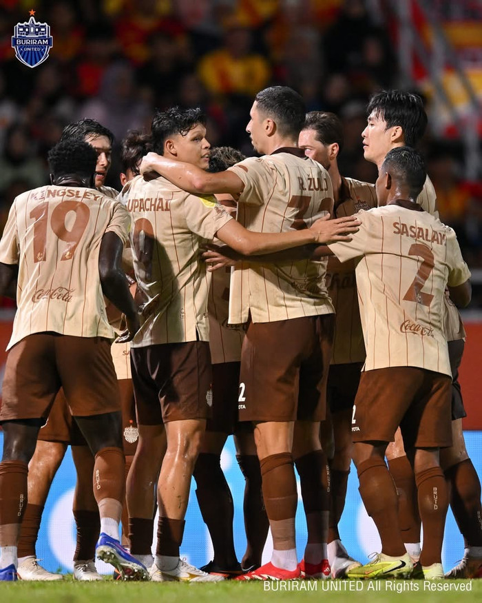 Buriram đang mạnh nhất Đông Nam Á. Ảnh: Buriram United
