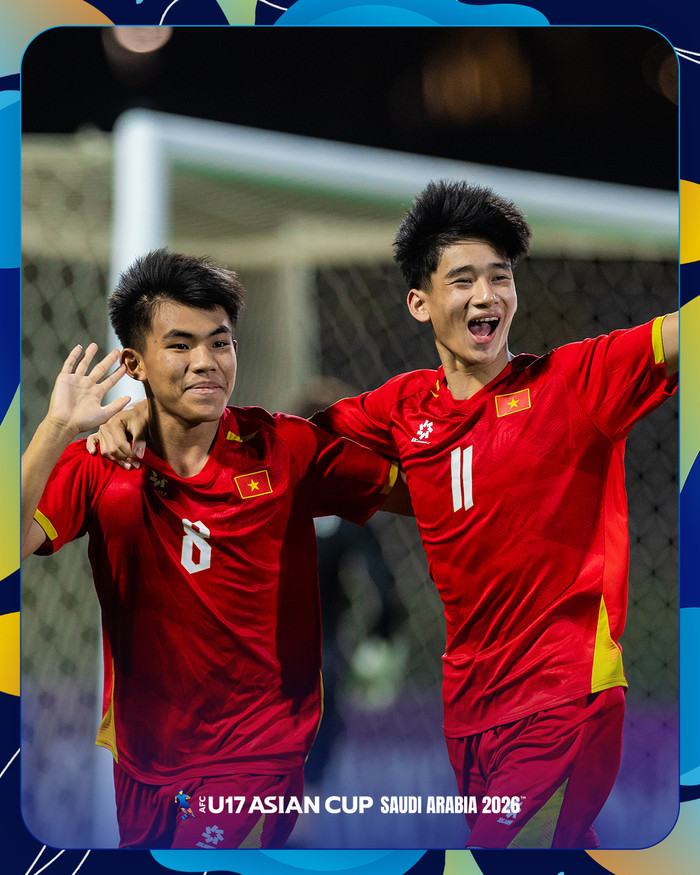 U17 Việt Nam đã giành vé dự U17 World Cup. Ảnh: AFC