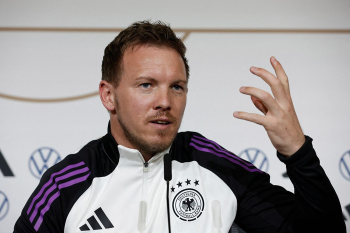 Julian Nagelsmann đã công bố danh sách và &nbsp;cho thấy tham vọng rất lớn cùng tuyển Đức trước World Cup 2026. Ảnh: Reuters