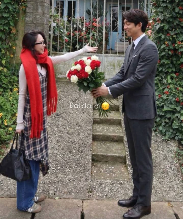 Tóc Tiên từng tự tạo ảnh ghép với Gong Yoo. Ảnh: IGNV
