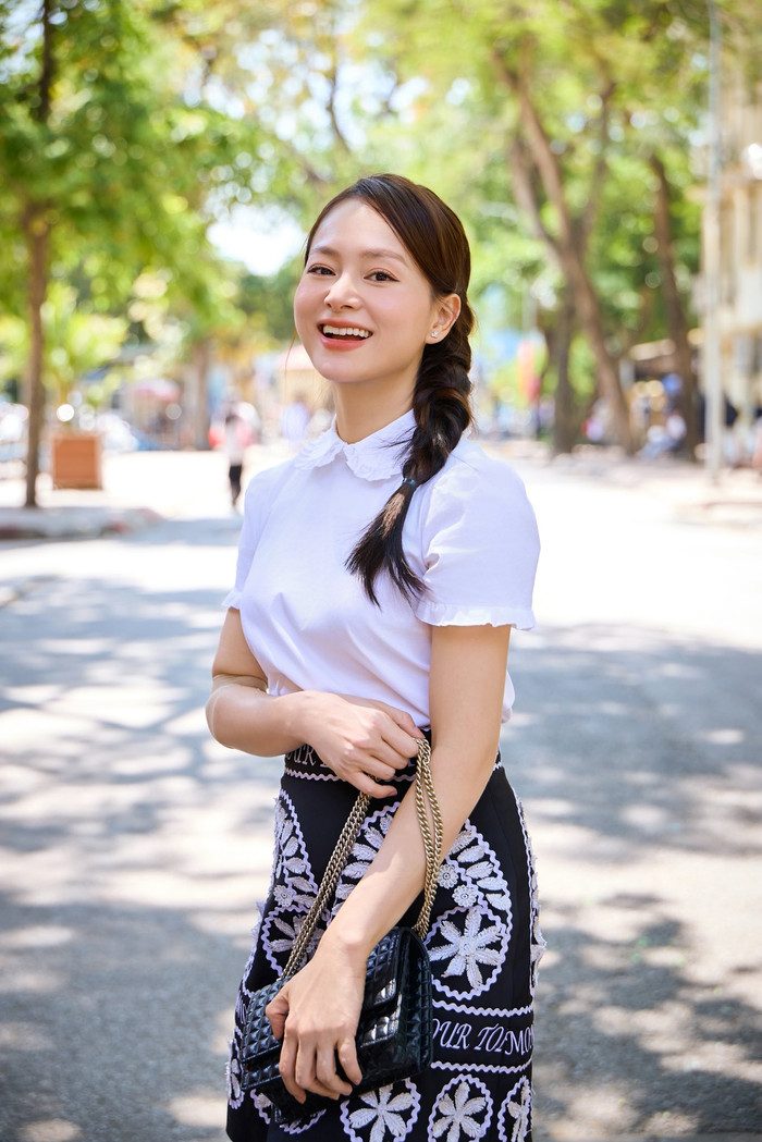 Lan Phương đang có giai đoạn rực rỡ đáng mừng trong sự nghiệp khi liên tiếp tạo dấu ấn trên cả màn ảnh nhỏ lẫn điện ảnh năm 2026 (Ảnh: FBNV).