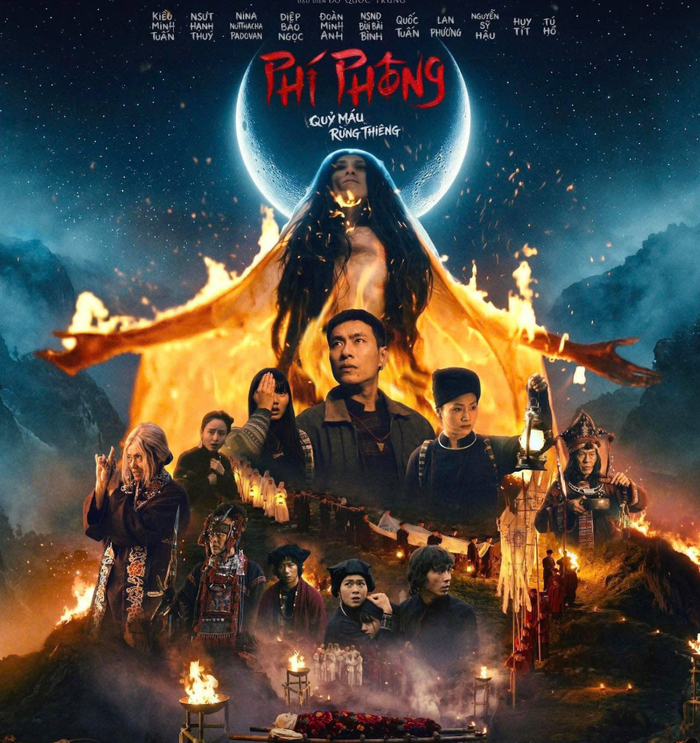 Ở địa hạt điện ảnh, Lan Phương gây sốt với vai diễn trong Phí Phông: Quỷ Máu Rừng Thiêng, phim hiện đạt doanh thu hơn 200 tỷ đồng (Ảnh: FBNV).