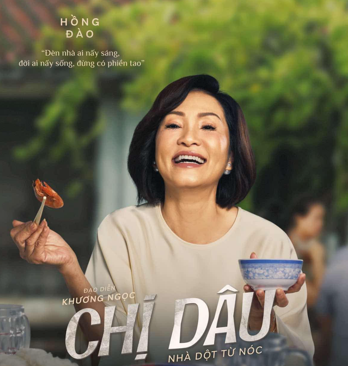 Hồng Đào trong Chị Dâu góp phần đưa doanh thu phim vượt mốc 113 tỷ. Ảnh: NSX