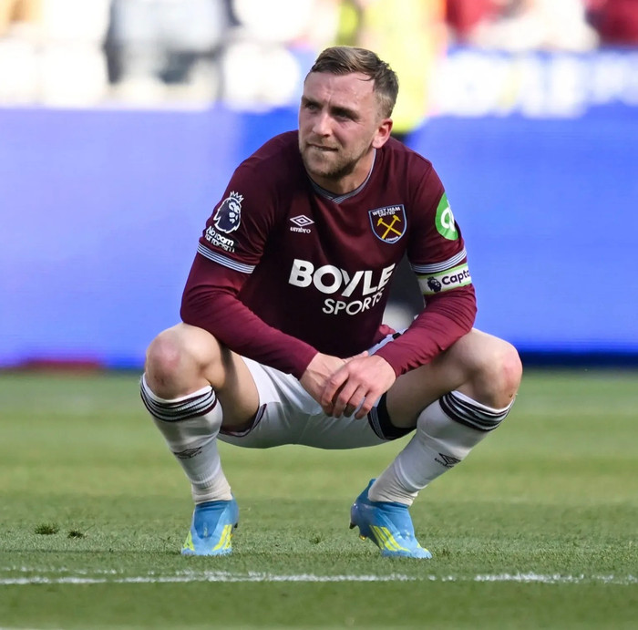West Ham đã rớt hạng khỏi Premier League sau 14 mùa giải liên tiếp góp mặt ở sân chơi cao nhất nước Anh, dù họ thắng Leeds 3-0 ở vòng cuối. Ảnh: Reutes