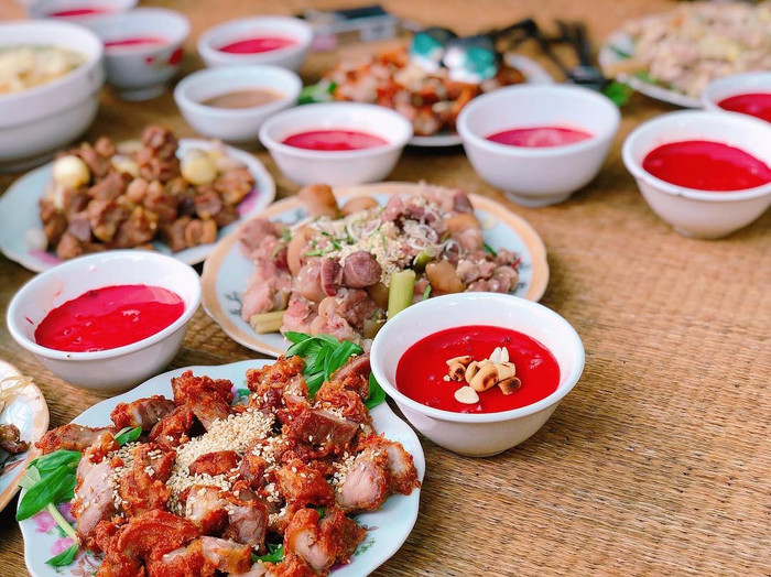 Thịt dê núi Ninh Bình.