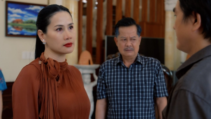 Diễn viên Thân Thúy Hà trong một phân cảnh của bộ phim truyền hình Bên dòng Cổ Chiên phát sóng năm 2026. Ảnh: NSX