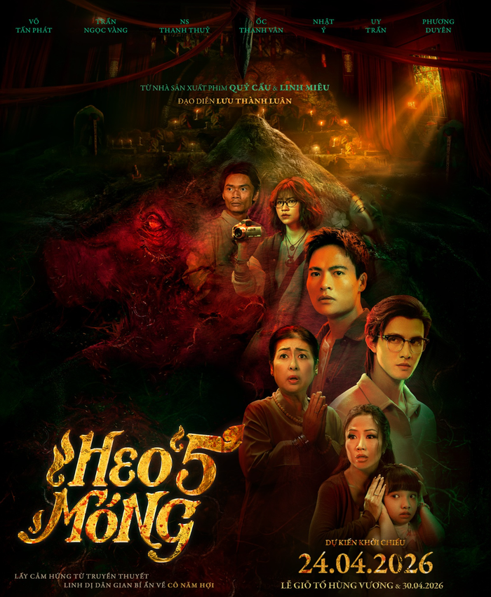 Heo 5 Móng tạo bất ngờ lớn tại phòng vé nhờ chất liệu tâm linh dân gian và hiệu ứng truyền miệng tích cực. Ảnh: NSX
