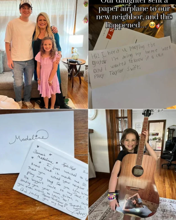 Taylor Swift tặng đàn guitar cho fan nhí sau đoạn video triệu view gây xúc động Ảnh 2