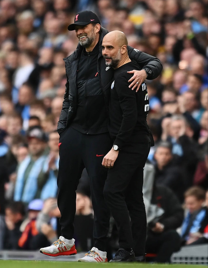 Giữa hai huyền thoại Premier League từ lâu đã tồn tại sự tôn trọng lẫn nhau. Ảnh: Getty