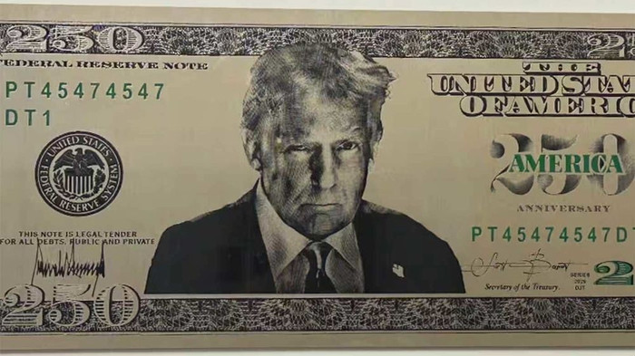 Tờ tiền này sẽ có ảnh chân dung và chữ ký của Donald Trump (US Treasury).