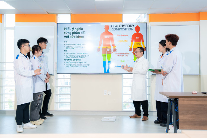 Sinh viên ngành Y khoa trong các tiết học.
