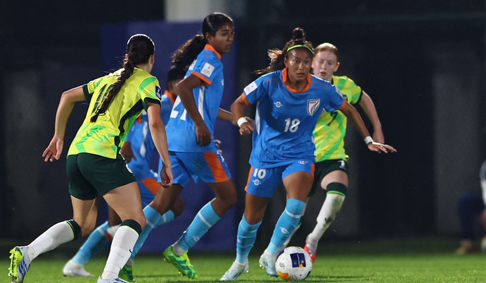 U17 nữ Australia đã có màn ra quân suôn sẻ tại bảng B giải U17 nữ châu Á 2026 khi đánh bại U17 nữ Ấn Độ với tỷ số 2-0. Ảnh: AFC