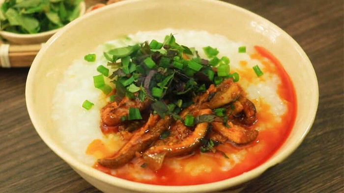 Món cháo lươn Nghệ An.
