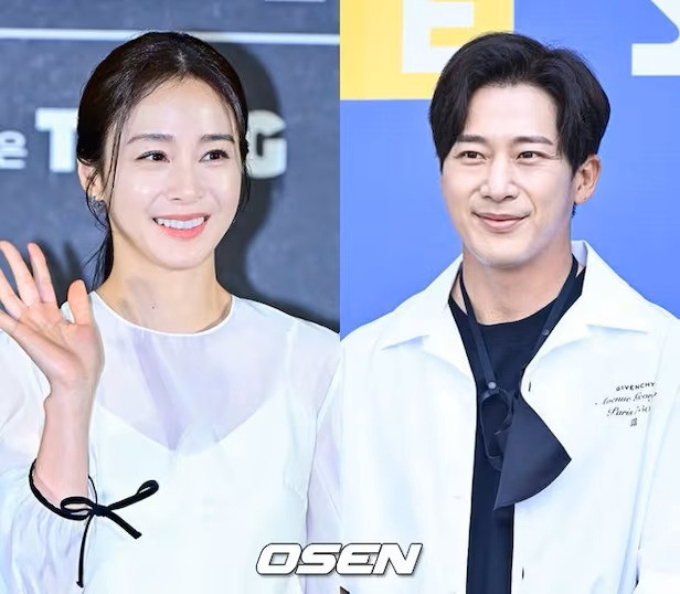 Em trai ruột Kim Tae Hee được chọn đóng một vai nhỏ trong Nấc Thang Lên Thiên Đường sau khi cùng chị gái đến phim trường. (Ảnh từ Osen)