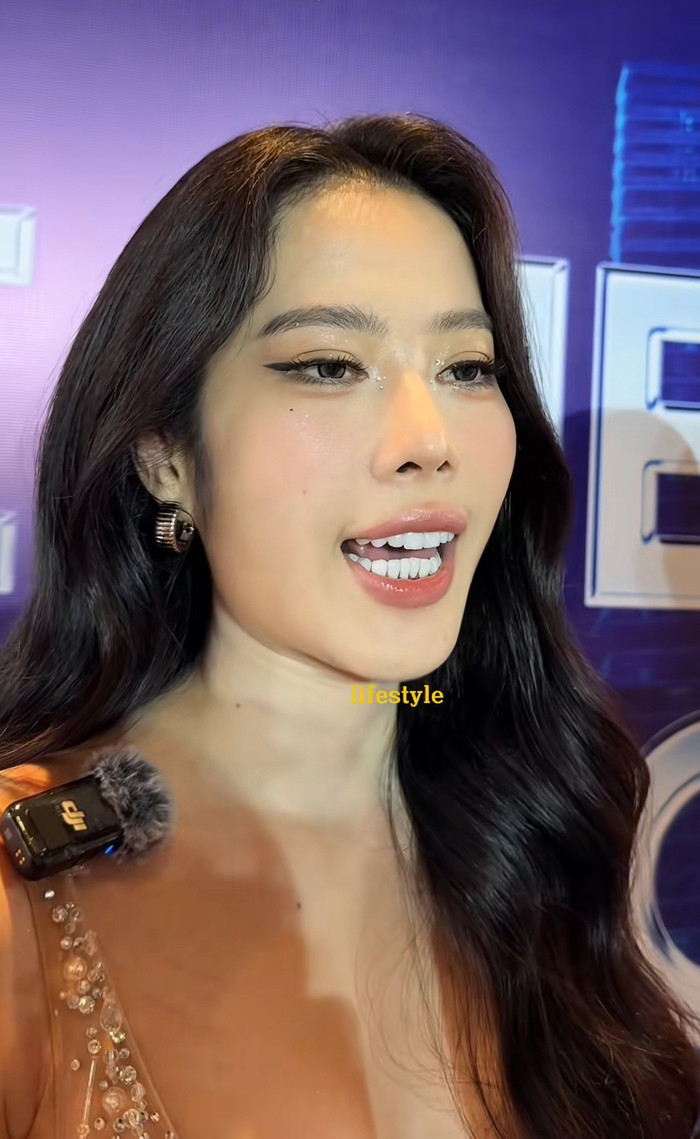 Nam Em chia sẻ bên lề buổi sơ khảo cuộc thi nhan sắc. Ảnh chụp màn hình TikTok lifestyle.