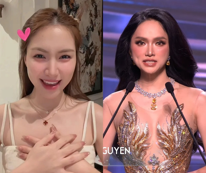 Hòa Minzy xúc động vì Hương Giang.