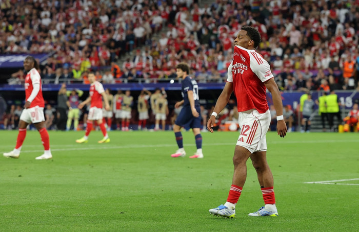 Arsenal không bản lĩnh bằng PSG. Ảnh: Reuters