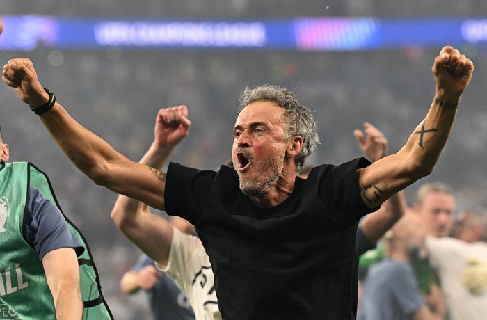 Luis Enrique chính là người mở ra kỷ nguyên vĩ đại nhất trong lịch sử PSG. Ảnh: Reuters