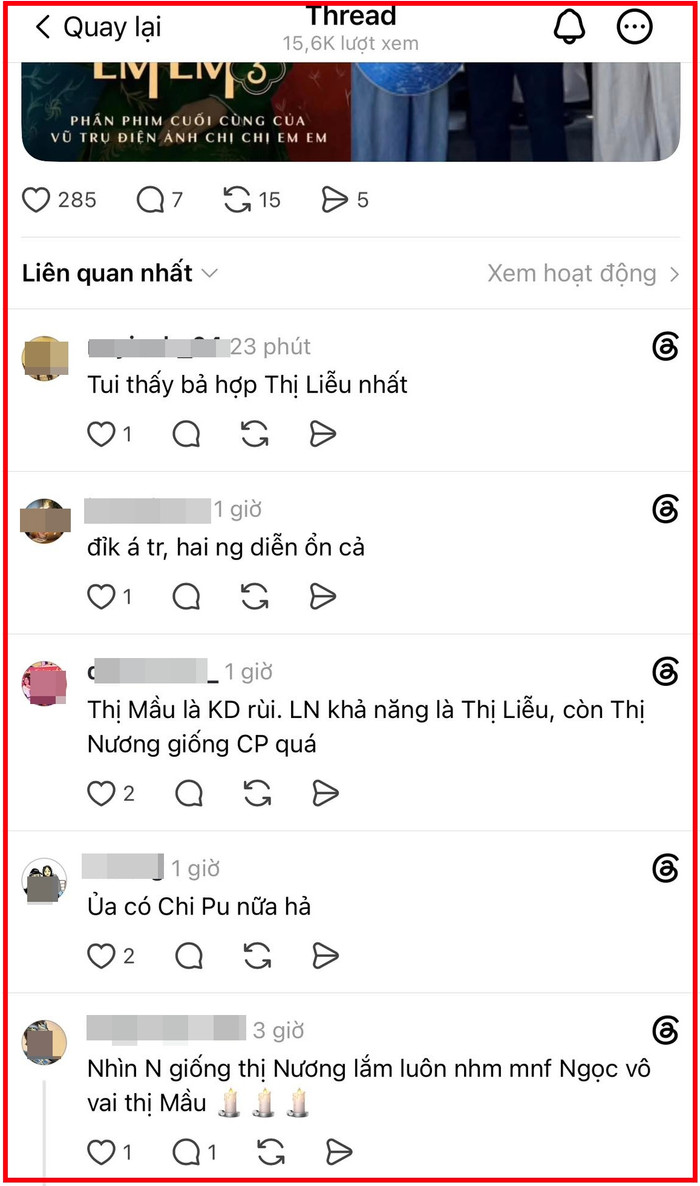Đông đảo khán giả đang bàn luận về dự án phim mới được cho là có Ninh Dương Lan Ngoc tham gia.&nbsp;
