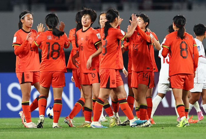 Theo AFC, U17 nữ Trung Quốc sẽ hướng tới việc củng cố vị trí đầu bảng A khi chạm trán U17 nữ Việt Nam tại giải U17 nữ châu Á 2026 vào hôm nay. Ảnh: AFC