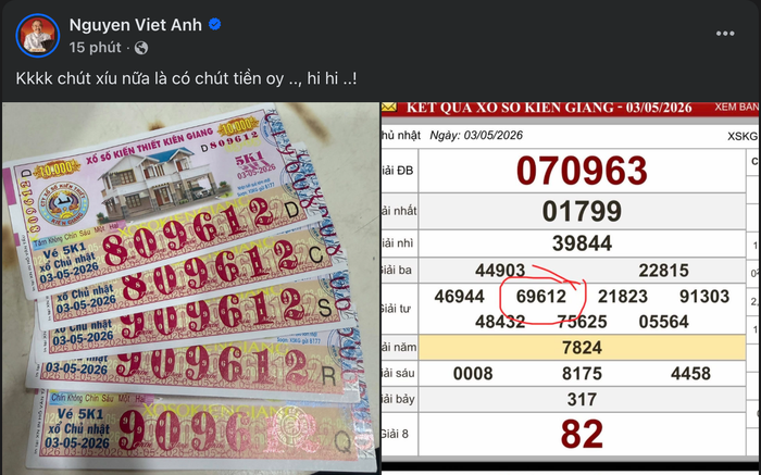 Chia sẻ của NSND Việt Anh trên trang cá nhân nhanh chóng thu hút được sự chú ý của khán giả. Ảnh: Chụp màn hình FBNV