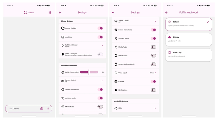 &nbsp;Tuy nhiên, COSMO sau đó đã bị gỡ khỏi Play Store. Ảnh: 9to5google