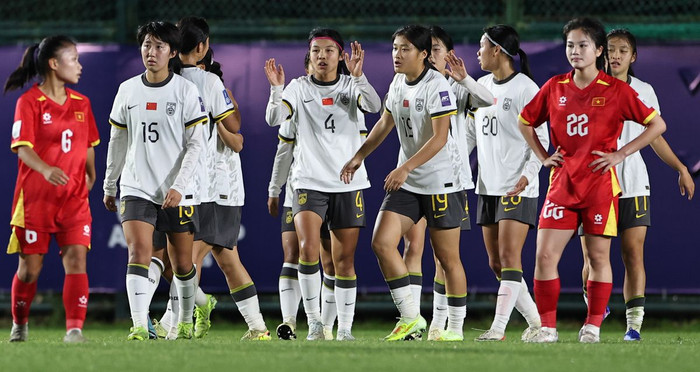 U17 Trung Quốc toàn thắng sau 2 trận. Ảnh: AFC