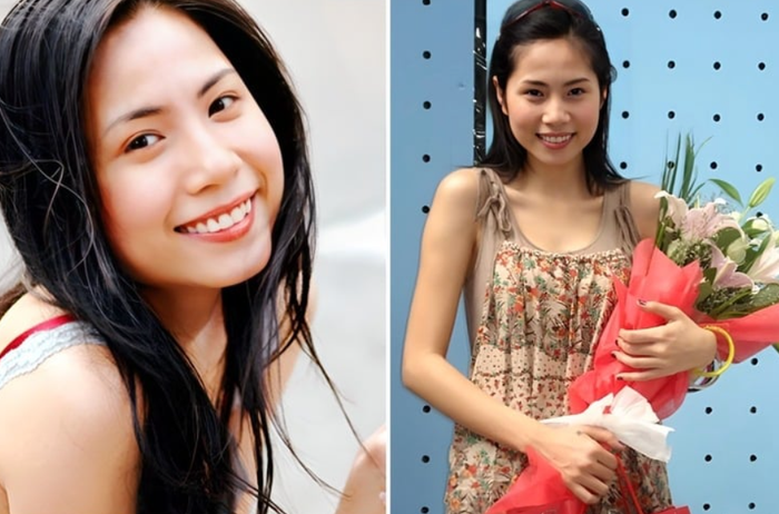 Ca sĩ Thủy Tiên thời hát nhạc phim Tuyết nhiệt đới.