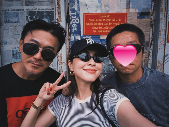 Tăng Thanh Hà gặp tri kỷ hơn 20 năm là diễn viên Quốc Cường. (Ảnh từ IG @duynnd)
