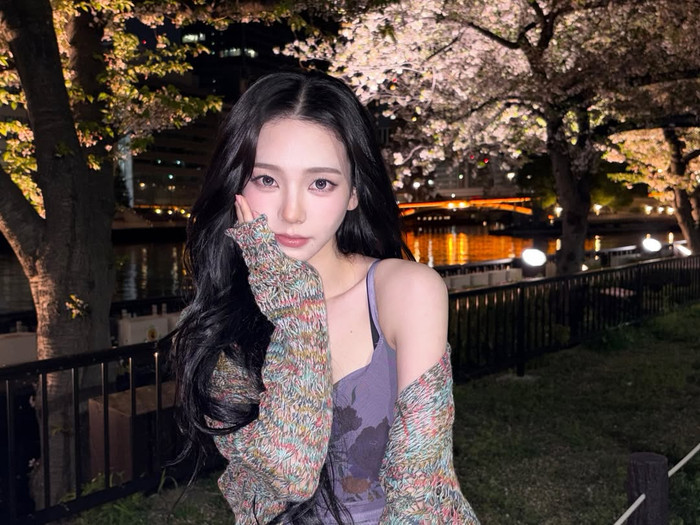Nhan sắc xinh như mộng của Karina.&nbsp;