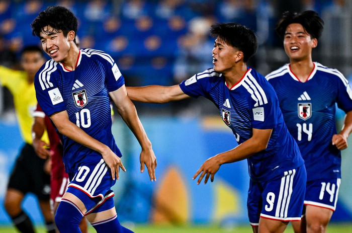 U17 Nhật Bản đã thể hiện bản lĩnh của một ứng viên vô địch khi ngược dòng đánh bại U17 Qatar với tỷ số 3-1 ở lượt trận mở màn bảng B VCK U17 châu Á 2026. Ảnh: AFC