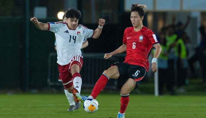 U17 Việt Nam hưởng lợi lớn khi Hàn Quốc bị UAE cầm hòa ở lượt mở màn bảng C giải châu Á 2026. Ảnh: AFC