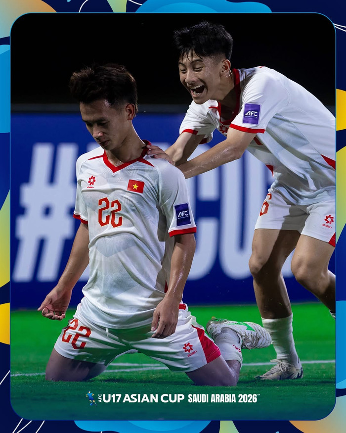 U17 Việt Nam đang đứng trước cơ hội lớn để tạo nên cột mốc đáng nhớ ở sân chơi châu lục. Ảnh: AFC
