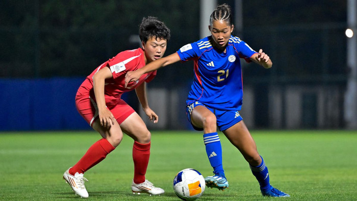 Cuộc đua giành ngôi đầu bảng C tại giải U17 nữ châu Á 2026 sẽ hấp dẫn khi U17 nữ CHDCND Triều Tiên và U17 nữ Hàn Quốc bước vào màn đối đầu quyết định ở lượt trận cuối vòng bảng. Ảnh: AFC